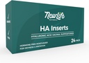 NewLife Naturals Hyaluronic Acid Vaginal Suppositories for Women, Vaginal Moisturizer, Kuruness Irritation Discomfort, Postpartum, Menopause Relief & Support, 24 Adds, 2 Ay Supply