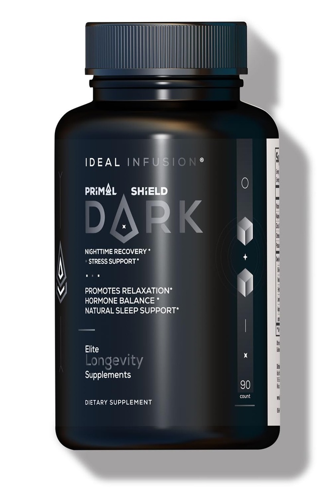 Ideal Infusion Nighttime Muscle Recovery & Deep Sleep Supplement: Relaxation and Stress Support - Γλυκινικό μαγνήσιο, KSM-66 (Melatonin Free) Vegan