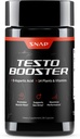 Snap Συμπληρώματα Testosterone Booster για τους άνδρες - Προάγει την ανάπτυξη των μυών, Booster για τους άνδρες, την ενίσχυση της φυσικής ενέργειας, Stamina και δύναμη, 90 κάψουλες (30 εξυπηρετούν, 1 μήνα προσφοράς)