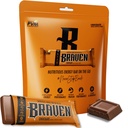Braven Bar Σοκολάτα Ενεργειακά Μπαρ (1,59 oz, πακέτο των 10) – Ενεργειακά Μασούρια με 5g Πρωτεΐνη – On-the-Go Ενεργειακά Σνακ για Τρέξιμο, Πεζοπορία και Αθλητισμός - Χωρίς γλουτένη Σνακ για Παρατεταμένη Ενέργεια Boost