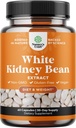 White Kidney Bean Karb Blocker - White Kidney Beans Supplement for Metabolism Boost & Ease Calories from Starchy Food - Carb Control Supplements - 60 Capsules