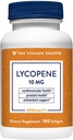 Η Βιταμίνη Shoppe Lycope 10MG, Αντιοξειδωτικό που υποστηρίζει την καρδιοαγγειακή, Prostate & Κυτταρική Υγεία (180 Softgels)