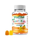 Greenfield Διατροφές Smart Kids Halal Omega 3 Gummies με DHA - 60 Βιταμίνες Haal για τα παιδιά, Υποστηρίζει τον εγκέφαλο και την ανοσοποιητική υγεία - Vegan, μη-GMO, Γλουτένη, Glatin-free και φυστικοβούτυρο-ελεύθερο halal Gummy Βιταμίνες
