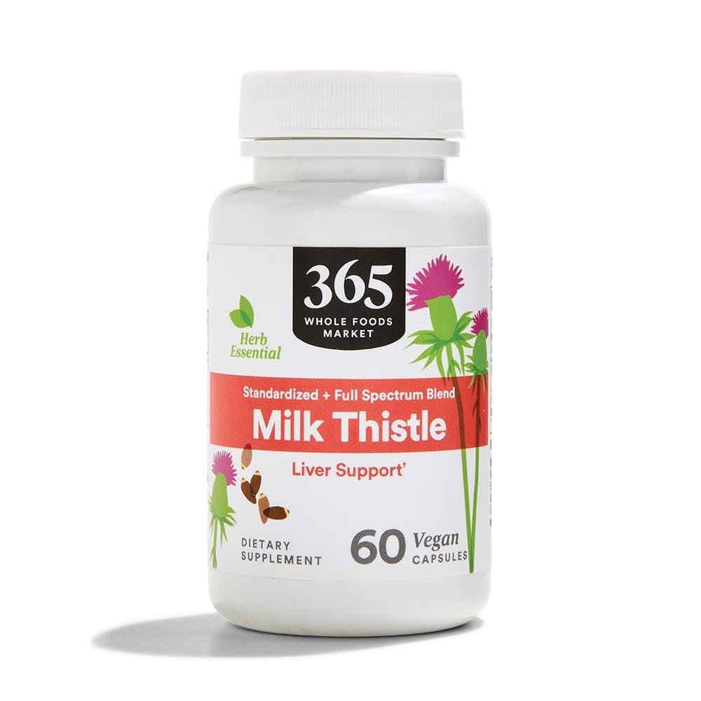 365 Με ολόκληρη την αγορά τροφίμων, Milk Thistle, 60 Count