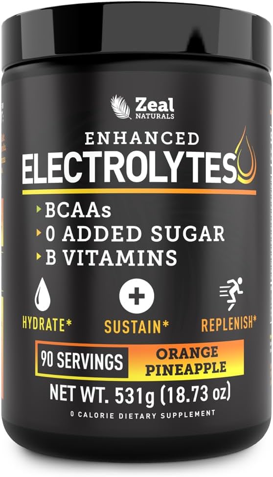 Zeal Naturals Ηλεκτρολυτικό Ποτό για την αποκατάσταση της σκόνης (90 Σερβίρει 