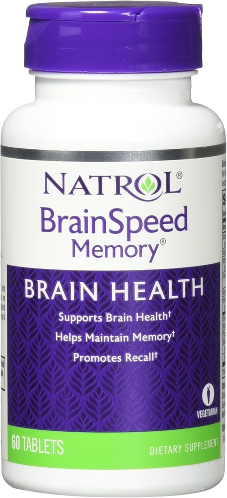 Natrol BrainSpeed Memory Tabletleri, 60 Kont