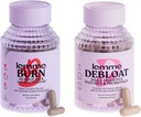 Lemme Burn & Debloat Capsule Sche - Metabolism & Fat Comb + Debloat Capsules for Bloating & Gas Relief, Probiyotiks & Prebiyotiks - Gluten Free, Non-GMO - 60 Ct.