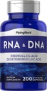 Piping Rock RNA DNA Supplement | 200 Capsules | Ribonüik Asit & Deoxyribonüik Asit Kompleksi | Non-GMO, Gluten Free