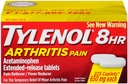Tylenol 8 ώρα Αρθρίτιδα Πόνος Reliever Πυρετός Reducer Εκτεταμένο Caplet απελευθέρωσης, 225 κόμης