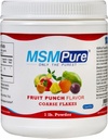 KALA ΥΓΕΙΑ MSMPure Fruit Punch Flavored Coarse MSM Powder Fleakes – Βιολογικό Sulfur για κοινή ευελιξία, εμφάνιση του δέρματος, και υποστήριξη μαλλιών & νυχιών – 1 lb, USA Made, Distilled Crystals