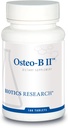 Biotics Research Osteo B II Βέλτιστη υποστήριξη για την υγεία των οστών, υγιή γήρανση, CAMg, εύκολο στην κατάποση δισκίο, εξαγνισμένη χονδροϊτίνη Sulfates, 180 δισκία