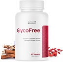 GLYCOFREE Supplement, Natural Plant-Based Blend with Berberine, Bitter Melon, Cinnamon, Inulin | Non-GMO, Made in USA - 30 Tablet, 1 Ay Supply
