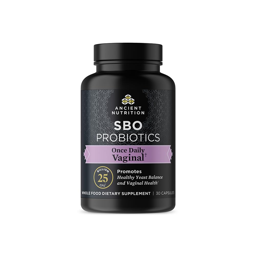 Kadınlar için Eski Beslenme Probiyotik, Daily Women's Probiyotiks for Vaginal Health, 30ct, sağlıklı Yeast Balance for Feminine Care, Made with Cranberry and Apple Cider Vinegar, 25 Milyar CFUs*
