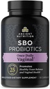 Kadınlar için Eski Beslenme Probiyotik, Daily Women's Probiyotiks for Vaginal Health, 30ct, sağlıklı Yeast Balance for Feminine Care, Made with Cranberry and Apple Cider Vinegar, 25 Milyar CFUs*