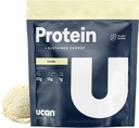UCAN Energy + Plant Protein Toz - Vegan Plant Based Protein 20g Pea Protein with Amino Asits EAAs & BCCAs - Keto Protein Toz - Eklenmedi Şeker, Gluten-Free - Vanilla - 12 Servisler