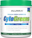 ALLMAX Beslenme - Cytogreens Super Greens Toz, Spirulina, Spinach & Barley Grass, Supports Immune & Digestive Health, Gluten Free & Vegan, 60 Hizmet (Acai Berry Yeşil Çay)