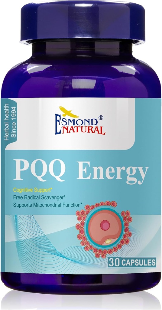 PQ Energy (Free Radikal Scavenger. Supports Mitochondrial Biogenesis Function), GMP, Natural Product Assn Sertifikalı, ABD'de Yapıldı - 30 Capsules
