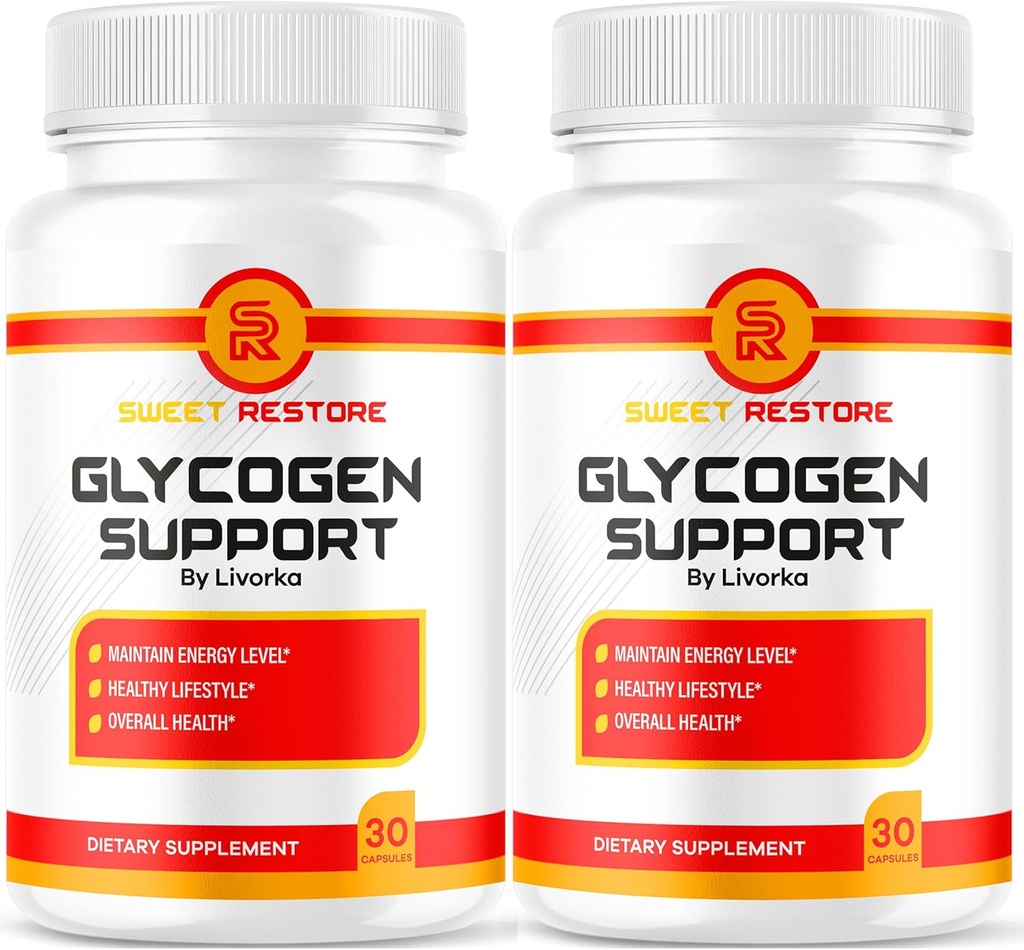 LIVORKA (2 Pack Sweet Restore Glycogen Support Capsules, Sweet Restore Glycogen Support Capsules, Sweet Restore Ortak Destek Pills, 2 Ay Boyunca 60 Capsules