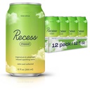 Recess Mood Magnesium & Adaptogen Drink, Relaxation Beverage, 12 Ουγγιά (Lime Citrus, 12 τεμ.)
