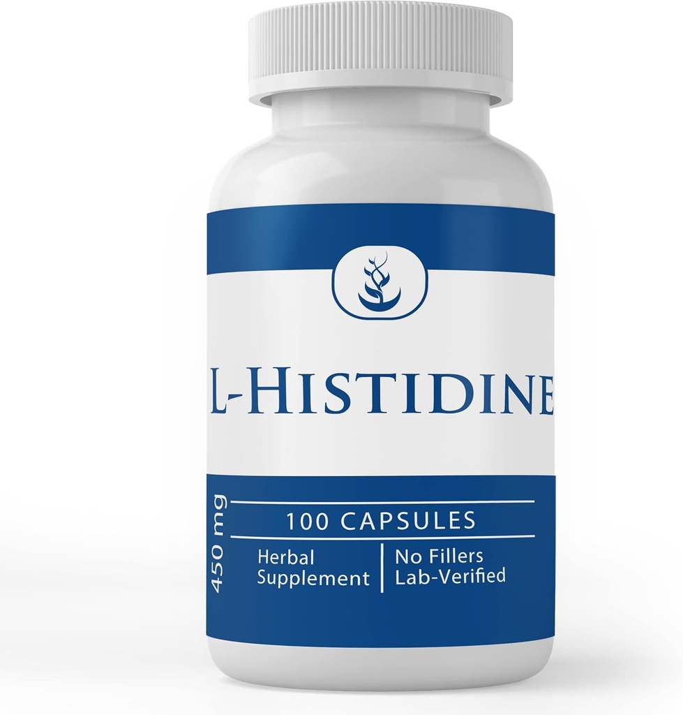 PURE ORIGINAL INGREDIENTS L- Histidine (100 Capsules) Her zaman Pure, Nomixs Or Fillers, Lab