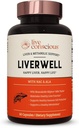 LiverE Liver Cleanse, Rejuvenation, Metabolic Support - Liver Health w/Highly Bio available Milk Butle Extract, N-Acetyl Cysteine, Alfa Lipoic Acid, çinko, Selenium - 60 Caps