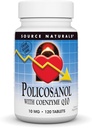 Πηγή Naturals Policosanol με συνένζυμο Q10, 10 Mg - 120 δισκία