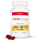 Lutein ve Zeaxanthin ile Beyin, Kalp ve Göz Sağlığı - 460 mg DHA, 90 mg EPA, Lutein ve Zeaxanthin Supplements - 180 Softgels (90 Hizmet)