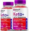 (2 Pack) Denge Combo ACV Gummies, Premium Kilo Kaybı Kombinasyon, Keto + Apple Cider Vinegar, All Natural ACV Keto Formula, Resmi BalanceBlend Chem Plus ACV Gomitas Review (120 Gummies)