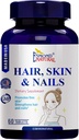 (3 Pack) Esmond Natural: Μαλλιά, δέρμα & νύχια (Promotes Firm Skin, Ενισχύει τα μαλλιά και τα νύχια), GMP, φυσικό προϊόν Assn Certified, Made in USA - 180 Tablets