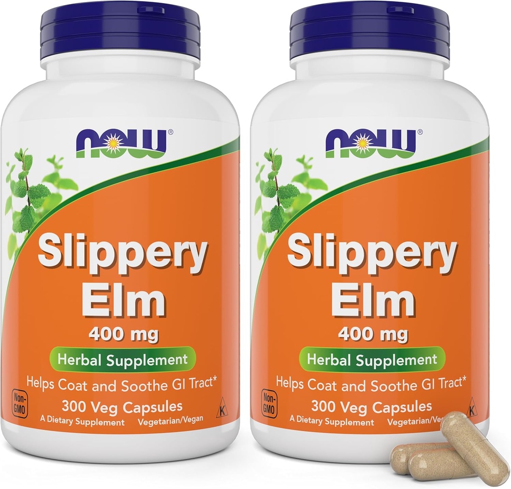 Şimdi Terpery Elm 400 mg, 300 Vegetarian Capsules (Pack of 2)