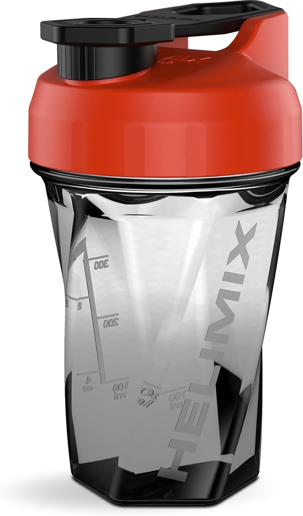 HELIMIX 1.5 Vor Blender Shaker Şişe 20oz | No Blending Ball veya Whisk | ABD Made | Portatif Pre Workout Whey Protein İçecek Shaker Cup | Mixes Cocktails Smoothies Shakes | Top Raf Safe