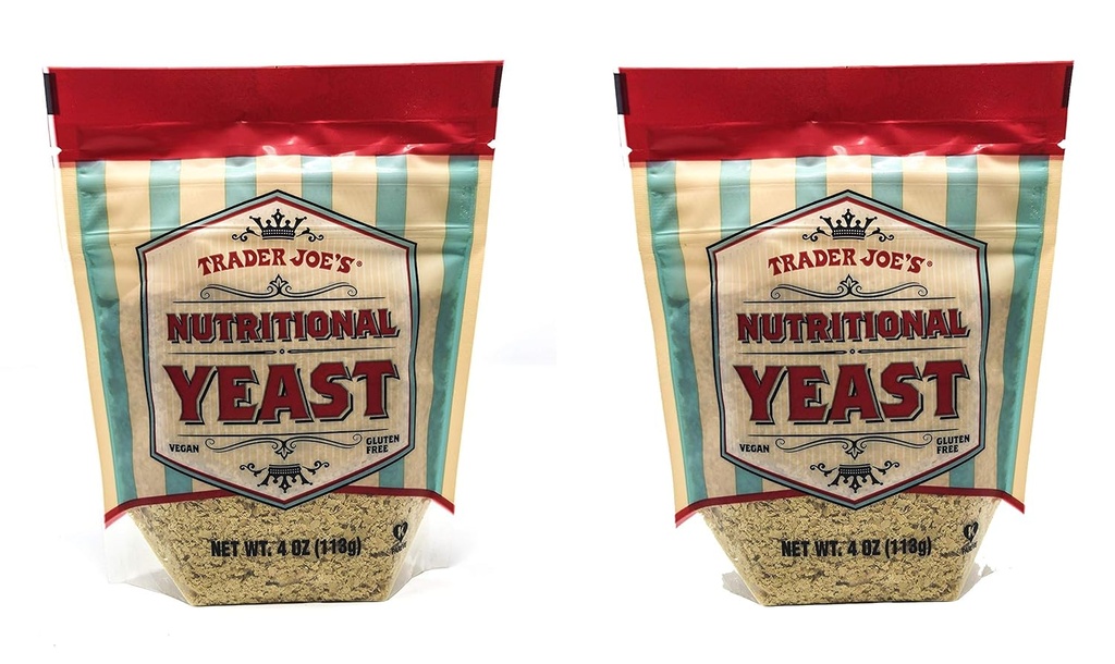 Trader Joe'nun Beslenme Yeast - Vegan, Gluten-free, 4 Ounce - 2 PACK OF 2