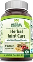 Herbal Sırları Ortak Bakım 1950 Mg per Service Supplement | Veggie Capsule | Contains Boswellia Extract, White Willow, Cat's Claw & Tart Cherry Toz | ABD'de Yapılacaklar (1 Pack, 60 Count)