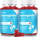 2 Pack Ashwagandha Gummies with L-theanine, Ashwa Root Supplement Gummy for Women Men, 120 karma Berry Flavored Gummies with L-theanine, Ashwa Root Supplement Gummy for Women Men, 120 karma Berry Flavored Gummies