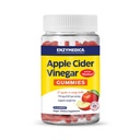 Enzymedica, Apple Cider Vinegar Gummies, Made with The Mother, 12 Organic, USA-Grown Apples per Bottle,[c][d] 1000 mcg Βιταμίνη B12 per Serving, Natural Apple, 74 Count