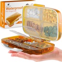 Seyahat Pill Organizer Tıp Kaplaması - Moisture-Proof Pill Kutuları ve Organize - Fabrika Vitamini Konteyner Sahibi - İlaç ve Supplements için 8 Büyük Karşılaştırma