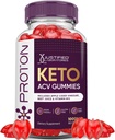 Justified Laboratories Proton Protein Keto ACV Gummies Advanced Formula 1000MG Proton Keto Gummies Apple Cider Vinegar Boost Formulated with Pomegranate Beet Juice Powder B12 Vegan Non GMO 60 Gummys
