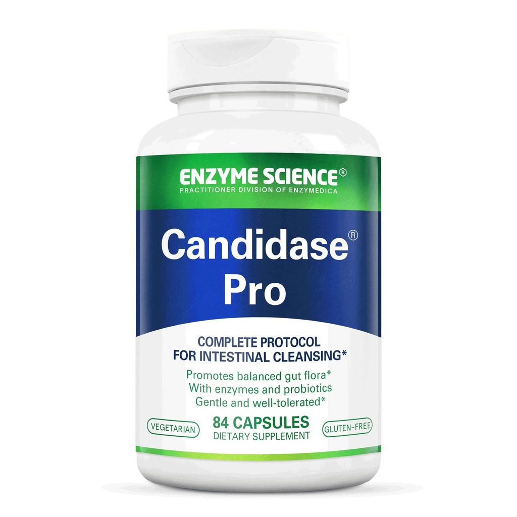 Enzyme Science Candidase Pro - Digestive ένζυμα με προβιοτικά Σχεδιασμός για Candida Cleanse και Detox Υποστήριξη για τις γυναίκες και για τους άνδρες - Gut Health - Enzimas Digestivas - 84 Κάψουλες