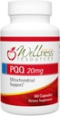 PQ 20mg BioPQ, Natural BioPQ için En İyi Değer (60 Capsules, 20 mg PQQ) - Doğal Kaynak, Gluten Free, Veggie Capsule