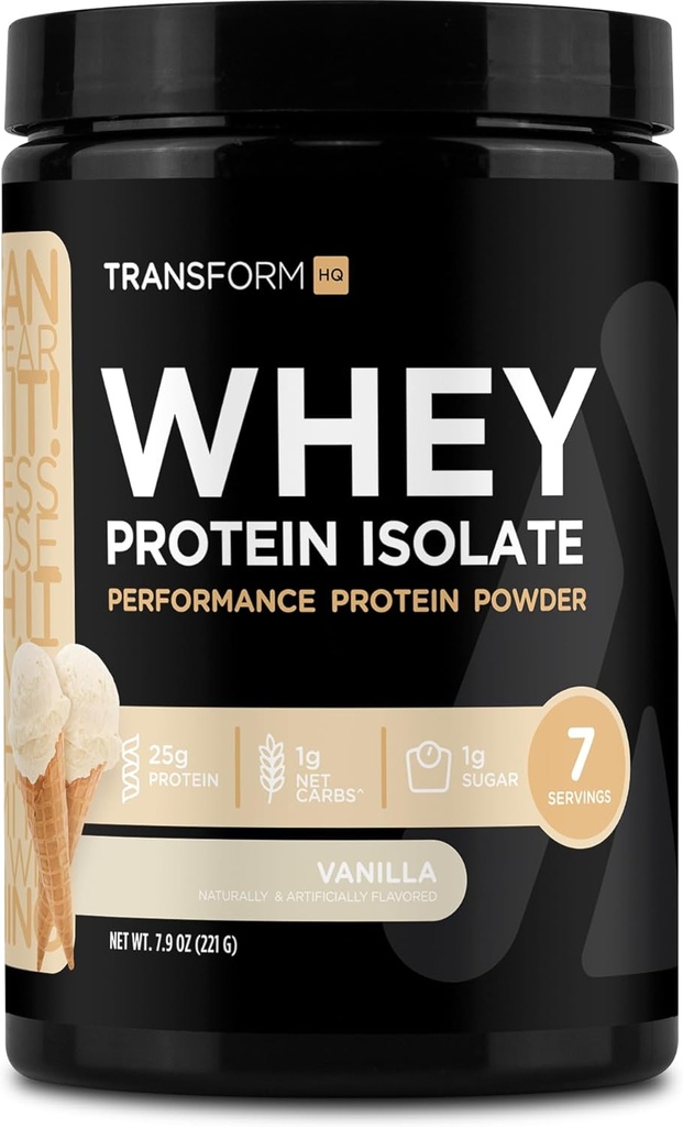 Dönüşüm Whey proteini (WPI) Vanilla Flavored 7 Hizmet - Preformance Protein Toz Toz