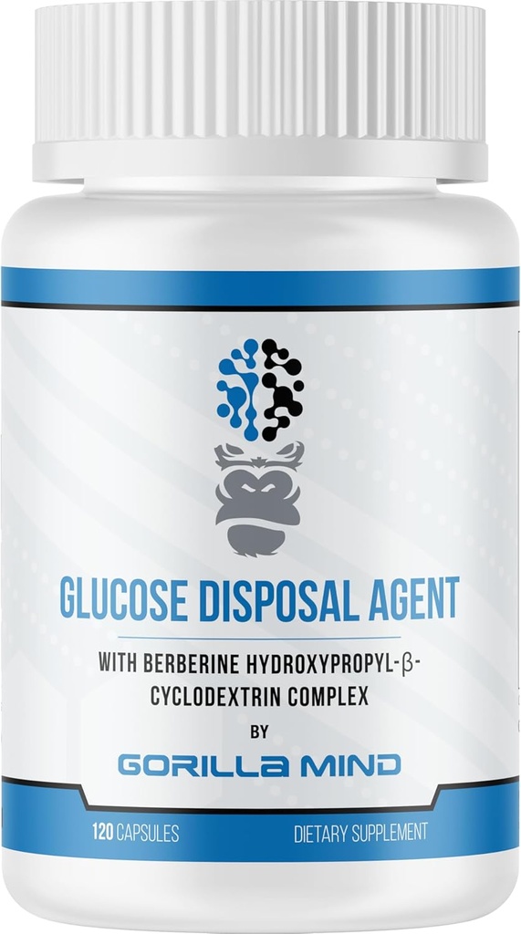 Gorilla Mind Glucose Disposal Agent – Προάγει την απώλεια λίπους και την ανάπτυξη των μυών (120 κάψουλες)