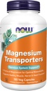 NOW Foods Supplements, Magnesium Transporters with 5 Forms of Magnesium for Optimal Bioavailability, 180 Veg Capsules