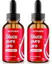 NutraRize (Brook of 2 Gluco Pure Pro Drops, Resmi Formula Sağlıklı ve Stabil Seviyeleri Desteklemek için Resmi Formula, Genel Sağlık ve Wellness için Premium Kan Supplement, Gotas Review (60 Hizmet)