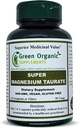 Magnesium Taurate, High Absorbable, 90, Non-GMO, Vegan, & Gluten Free, Made with Organic, Wild-Crafted, and Natural Ingredients (Single)