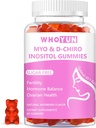 Inositol Gummies Sugar Free, Myo-Inositol & D-Chiro Inositol 40:1 Kadınlar için Tamam, Fertness, Hormon Dengesi, Ovarian Health, 60 Count