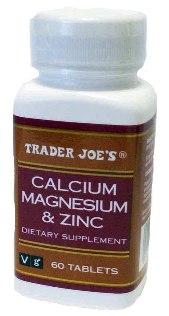 Trader Joe'suba Magnezyum & çinko, 60 Tablet