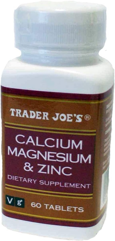 Trader Joe'suba Magnezyum & çinko, 60 Tablet