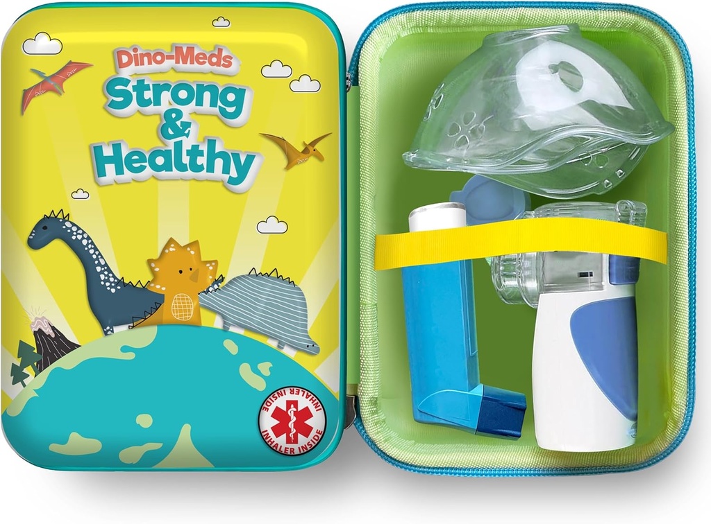 Vivélle, Portreel El Inhaler Nebulizer Machine for Yetişkinler and Kids, Asthma Inhaler Travel Case, Handizer Machine Holder, Inhaler Spacer Bag. Sadece Vaka Örneği Sadece