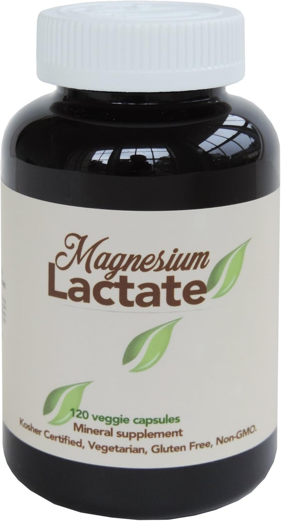 Magnezyum Lactate 500 mg hizmet başına 120 Easy to Swallow Small Vegetarian Capsules. Gluten Free. Doktor formüle etti. Yüksek derecede biyo kullanılabilir Formulation. Yüksek Aborpsiyon. ABD'de Made in USA.