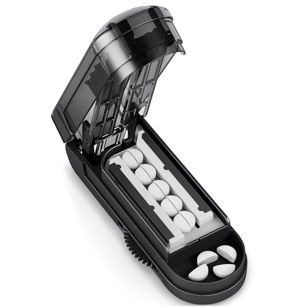 DEPAD Pill XS multiple Pills'ı kesmek için Splitter, Doğru, Küçük veya Büyük Tabletler için doğru, Sharp Güvenli Bıçaklar için Ayarlanabilir Pill XS Splitter,